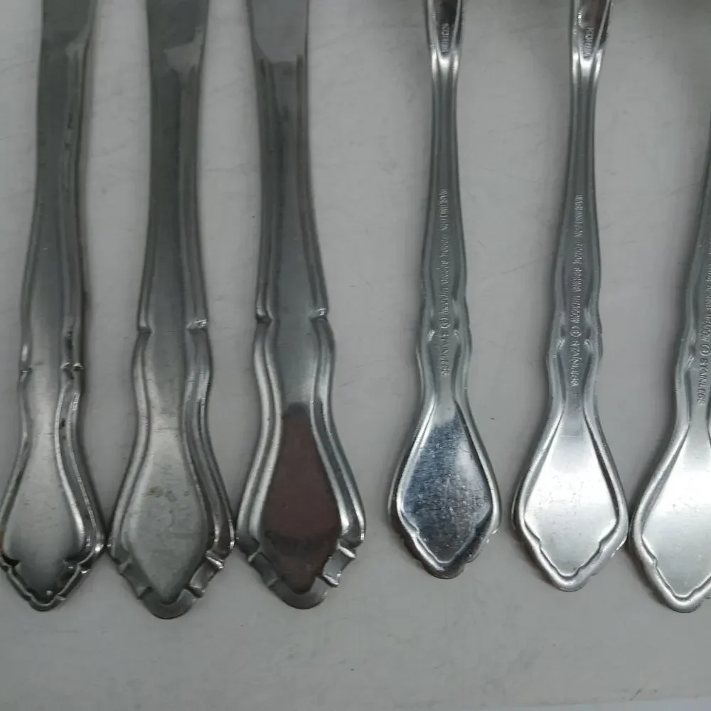 10X Fks Bk Washington Forge SPRING MEADOW Stainless Flatware Table Forks Knives